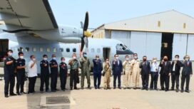 Ketibaan CN-235 di Senegal