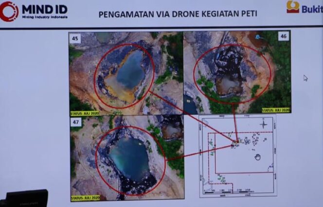 
					Foto Penambangan Batu Bara Tanpa Izin (PETI), di daerah Kecamatan Lawang Kidul, Kabupaten Muara Enim