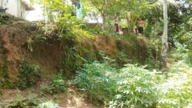 Suasana Tekstur Tanah Akibatnya Longsor (Foto. Andi) 