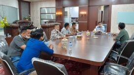 Sekretaris Pimpinan Daerah Pemuda Muhammadiyah (PDPM) Empat Lawang, Agus Subhan Bakin. Audiensi ke Bupati Empat Lawang H Joncik Muhammad. (Foto Bento) 