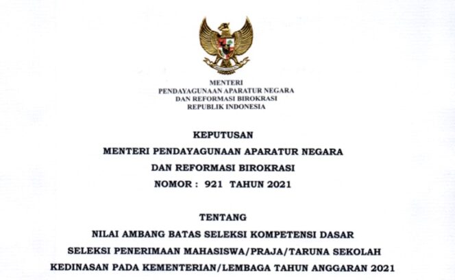 
Diselenggarakan Mei-Juni 2021, Inilah Nilai Ambang Batas SKD Sekolah Kedinasan