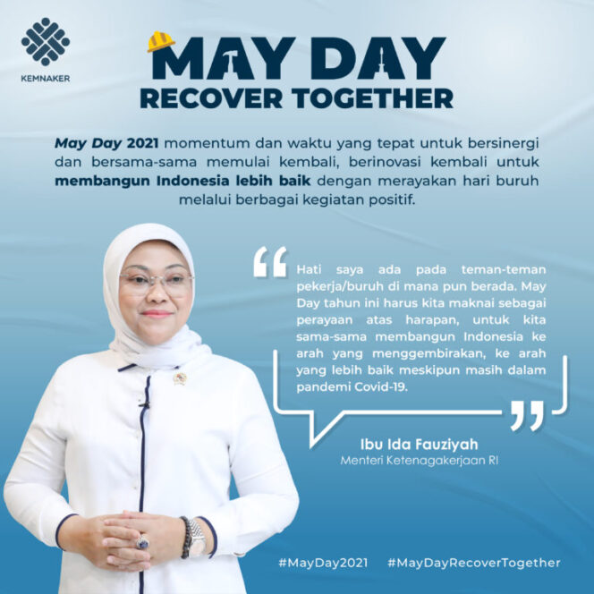 
May Day 2021, Momentum Perkuat Persaudaraan dan Lawan COVID-19