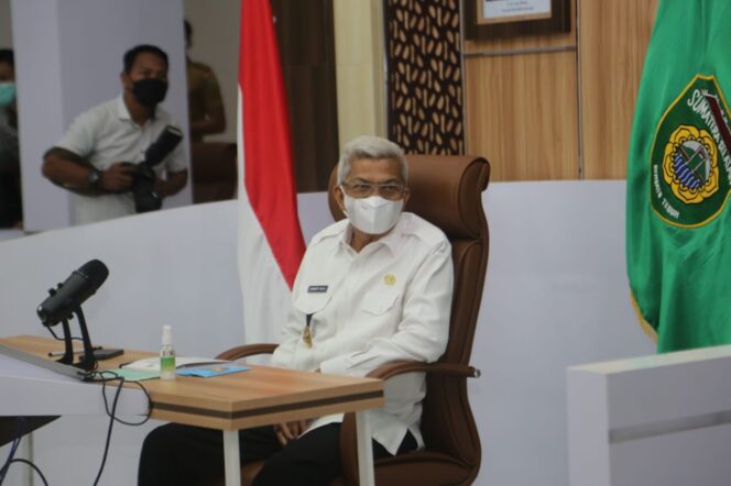 
Mawardi Yahya Hadiri Musrembangnas 2021 Secara Virtual