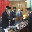 Wakil Gubernur Sumsel Mawardi Yahya menghadiri Rapat Paripurna XXX DPRD Provinsi Sumsel dengan agenda Pemandangan Umum Fraksi-fraksi atas Penjelasan Gubernur Sumsel terhadap sembilan Raperda Sumse (Dok. Humas Sumsel)l
