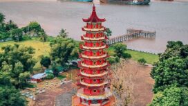 Wisata Pulau Kemaro Palembang (Dok. Instagram Pariwisata. Palembang) 