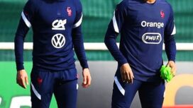 Dua Pemain Timnas Prancis, Benzema (Kiri), Mbappe (Kanan) (Dok. Istimewa) 