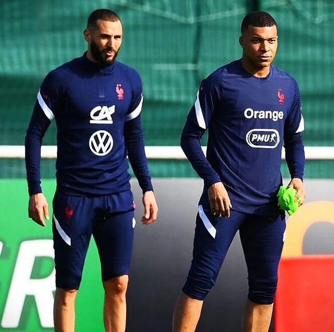 
					Dua Pemain Timnas Prancis, Benzema (Kiri), Mbappe (Kanan) (Dok. Istimewa) 