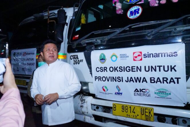 
Stok Sumsel Berlimpah, Herman Deru Kirim 85 ton Oksigen ke Jabar