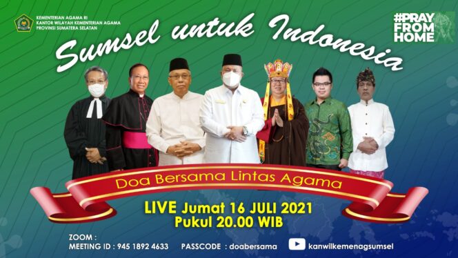 
Kemenag Sumsel Sukses Gelar Doa Lintas Agama