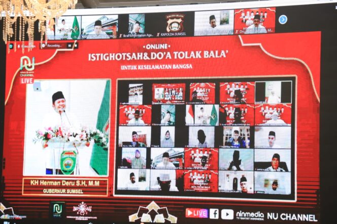 
Hadiri Istighotsah PWNU, Herman Deru Ajak Warga Sumsel Eratkan Tali Silaturahmi