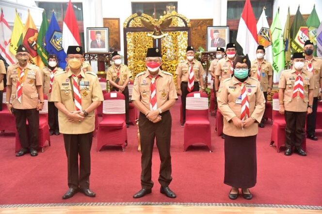 
Mawardi Ajak Pramuka Sumsel Aktif Berbakti Tekan Penyebaran Covid-19