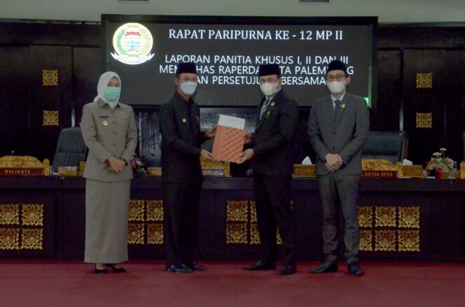 
DPRD Palembang Setujui Tiga Raperda