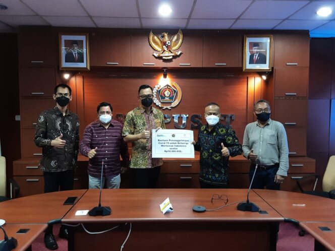 
PWI Pusat Terima Donasi PT PPA Buat Wartawan Terkena Covid-19