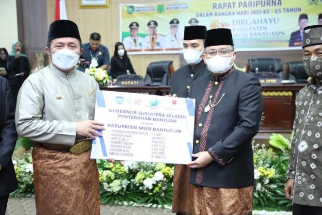 
					HUT Muba, Dodi Ucapkan Terima Kasih Bantuan Gubernur Herman Deru