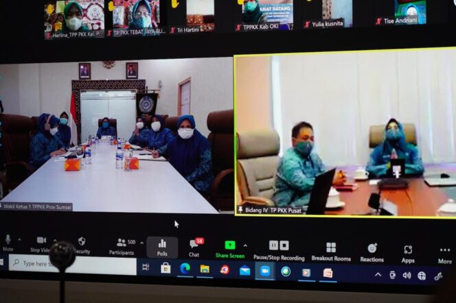 
					Dukung program Pemprov, TP PKK Sumsel Gelar Webinar Keluarga Sehat Tanggap dan Tangguh Bencana