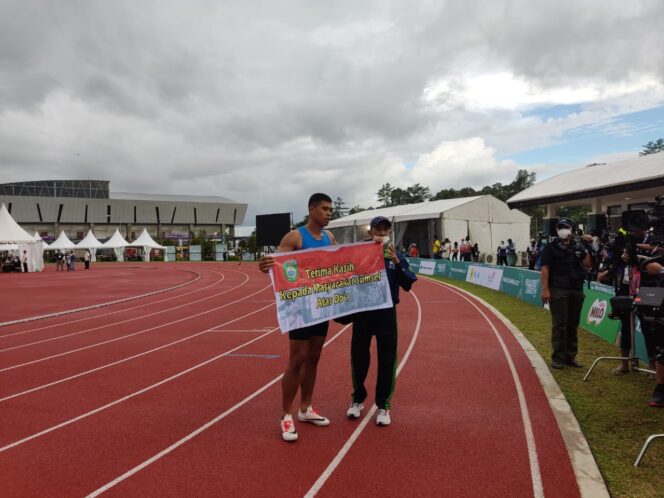 
Persembahkan Emas Untuk Sumsel, Paspampres Rio Maholtra Pecah Rekor PON