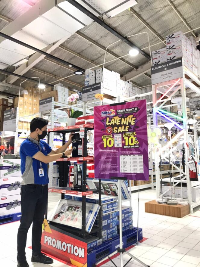 
Berlaku Besok, Mitra10 Jakabaring Berikan Cashback 10% Hanya 5 Jam Saja