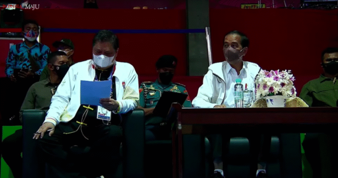 
Presiden Jokowi Tinjau Arena Wushu PON XX Papua