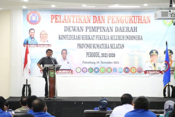
Herman Deru Harapkan KSPSI Jaga Keberlangsungan Dunia Usaha di Sumsel
