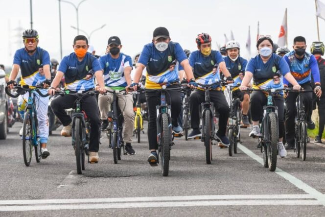 
Launching Sumsel Bugar, Herman Deru Ajak Warga Sumsel Gemar Olahraga