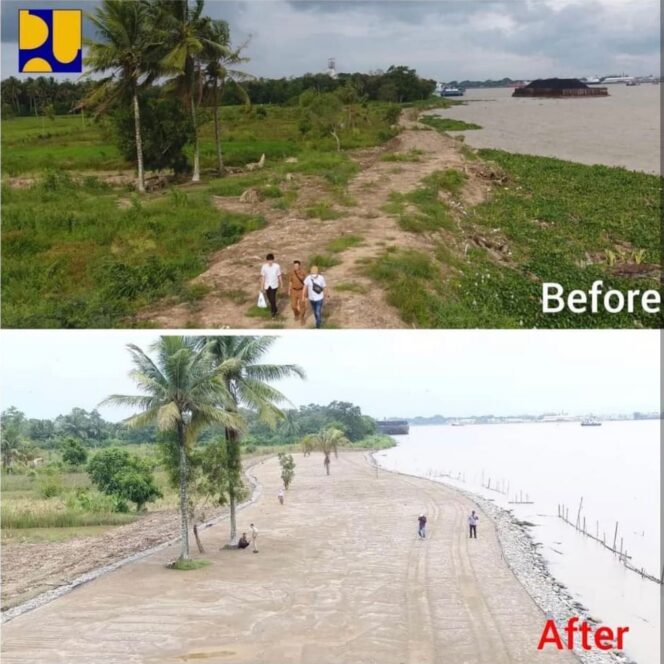 
Bronjong Pulau Kemaro Rampung 100 Persen