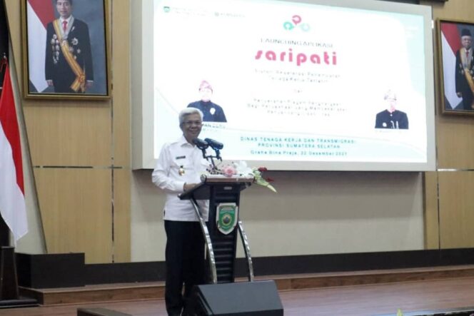 
Permudah Warga Cari Loker, Pemprov  Sumsel Luncurkan Aplikasi SARIPATI