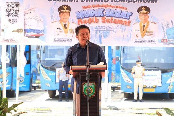 
Herman Deru Jadikan Program Mudik Gratis Sebagai Agenda Rutin Tahunan Pemprov Sumsel