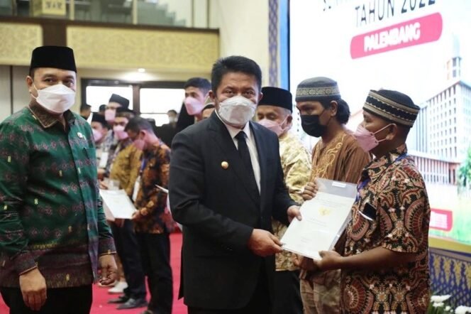 
Herman Deru Komitmen Percepat Realisasasi Sertifikasi Tanah Wakaf di Sumsel