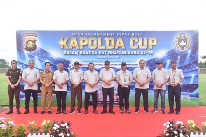 
Kapolda Cup, Ajang Polda Sumsel Cari Pesepakbola Handal