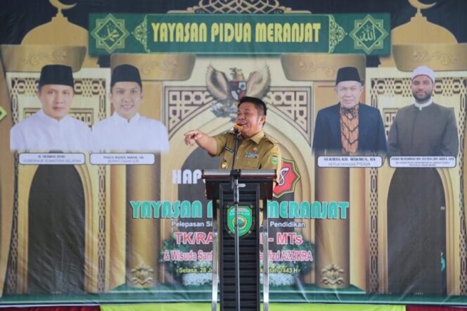
Herman Deru: Kepercayaan Masyarakat  Jadi Kunci Yayasan PIDUA Tetap Eksis 