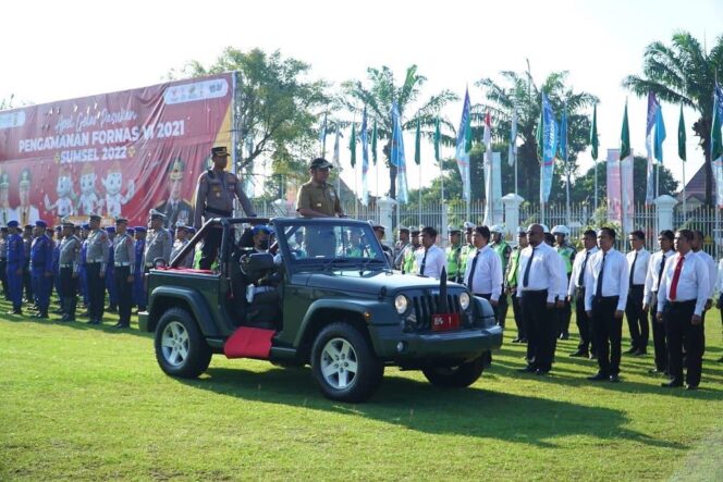 
1200 Personel Siap Amankan FORNAS VI 2022 Sumsel