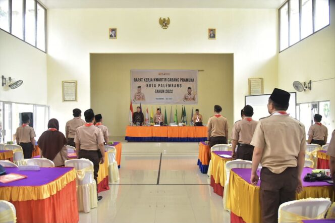 
Susun Program Kerja, Kwarcab Pramuka Palembang Gelar Rapat Kerja