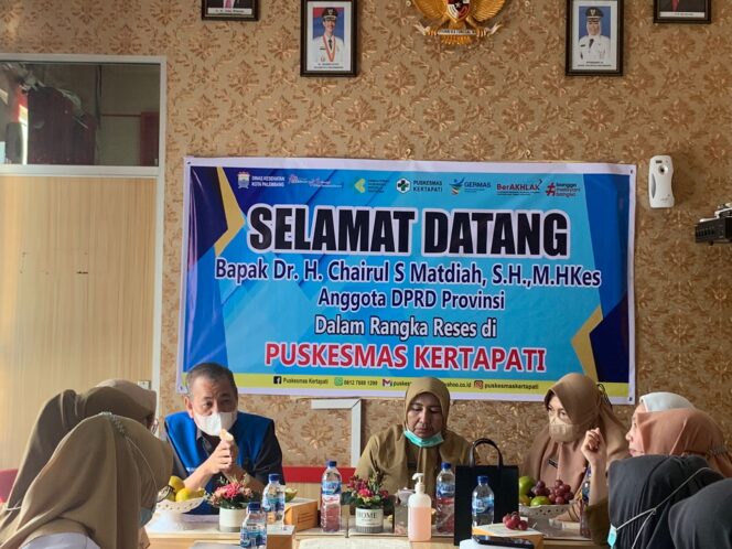
					Chairul S Matdiah Minta Puskesmas Kertapati Gencar Tingkatkan Vaksin Booster