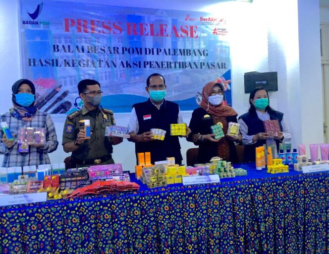 
					BBPOM Palembang Sita Ribuan Produk Kosmetik Ilegal