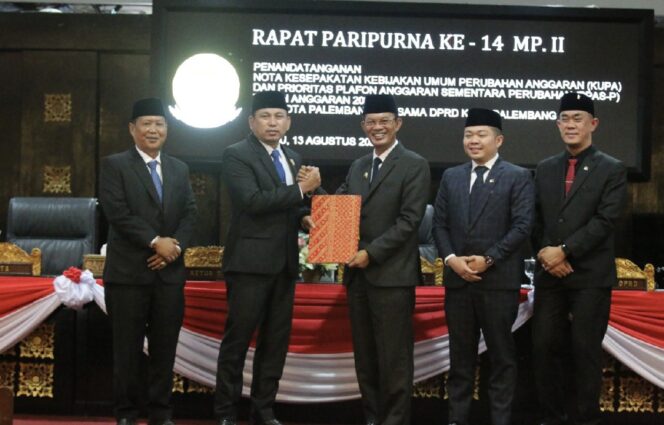 
					DPRD-Pemkot Palembang Setujui KUA-PPAS 2023
