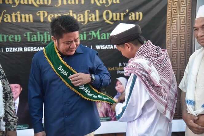 
					Herman Deru Didaulat Sebagai Bapak Anak Yatim Penghafal Al-Qur’an Tahfidz Kiai Marogan