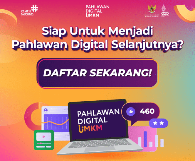 
Pendaftaran Pahlawan Digital UMKM 2022 Resmi Dibuka, Jadilah Bagian untuk Bantu UMKM Naik Kelas