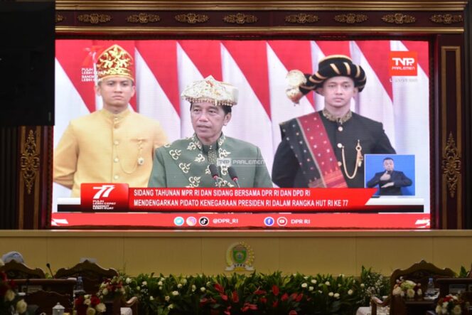 
					Sidang Tahunan MPR RI, Jokowi Ungkap Ekonomi Indonesia Terkendali di Tengah Krisis Global