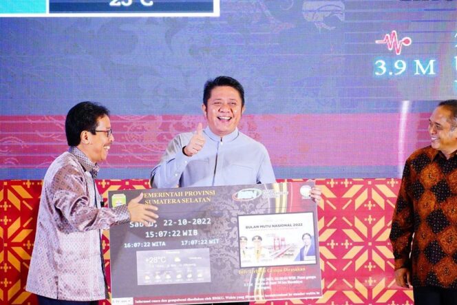 
Sumsel Provinsi Pertama di Indonesia Dapatkan Tanda Waktu Nasional dari BSN