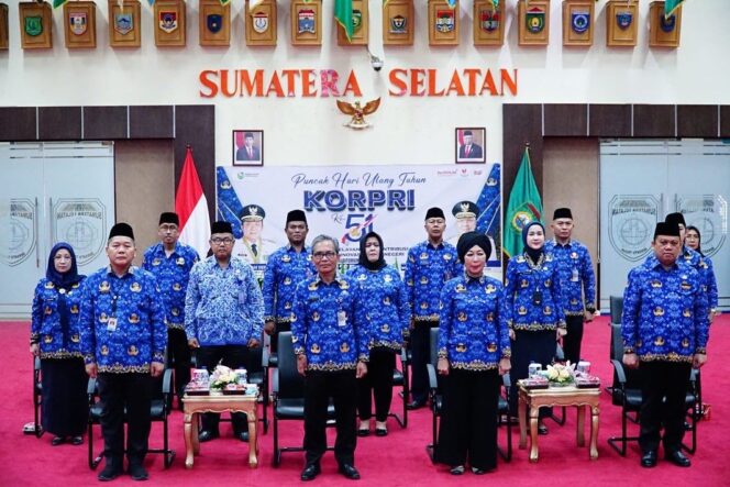 
Momen HUT Korpri Ke-51, Sekda SA Supriono Ajak ASN Sumsel Perkuat Nilai Solidaritas
