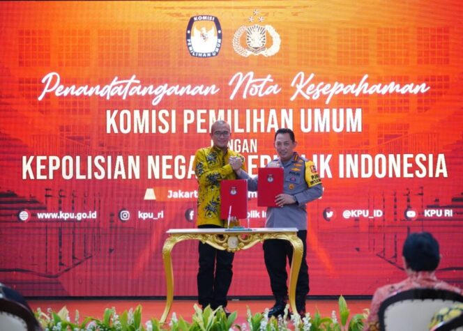 
KPU RI – Polri MoU Pengamanan Pemilu 2024