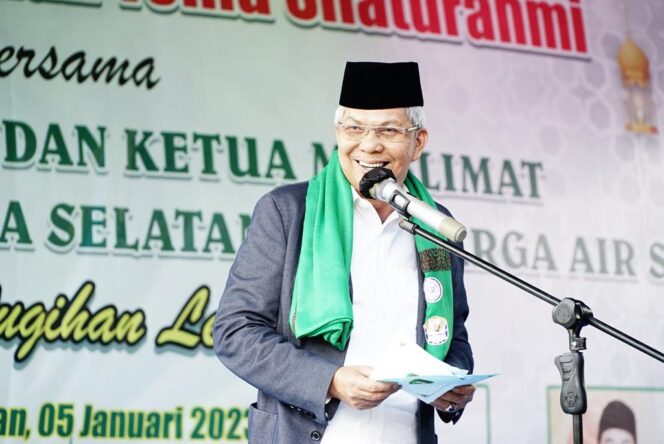 
Mawardi Yahya Ajak Warga Air Sugihan Kompak Dukung Program Pemprov Sumsel