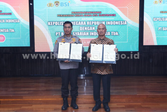 
Terbitkan KTA Elektronik, Polri-Bank Syariah Indonesia Jalin Kerja Sama