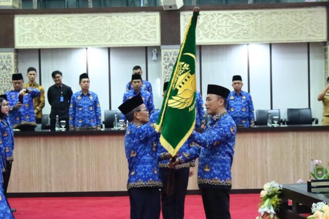 
Ketua Umum Dewan Pengurus Korpri  Pusat Kukuhkan Sekda Supriono Sebagai DP Korpri Sumsel 2022-2027