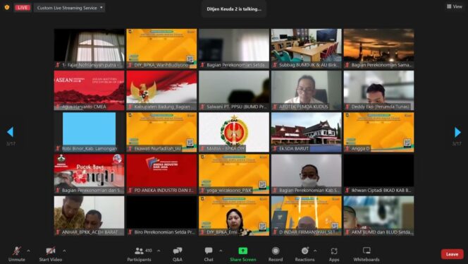 
Ditjen Bina Keuda Kemendagri Gelar Webinar Series ke-32, Tingkatkan Kinerja dan Sinergitas BUMD
