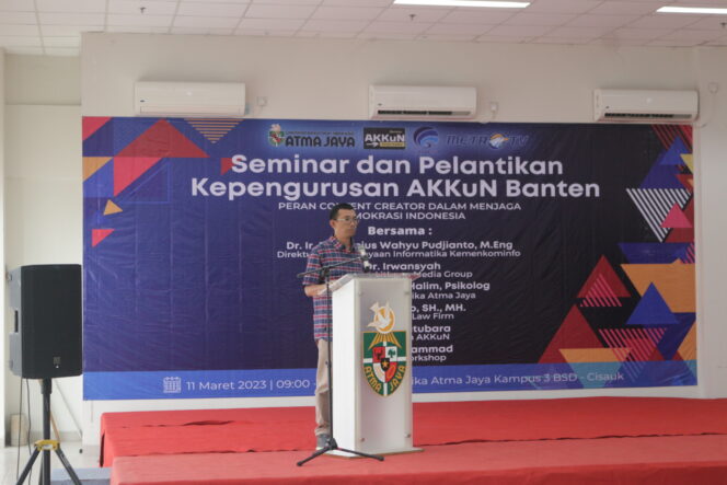 
Konten Kreator di Banten Kawal Pemilu 2024