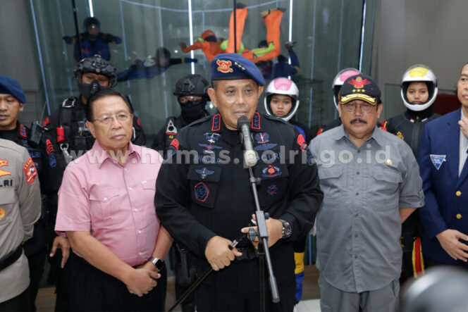 
Wind Tunnel Terbesar se-Asia Tenggara Dimiliki Korps Brimob Polri