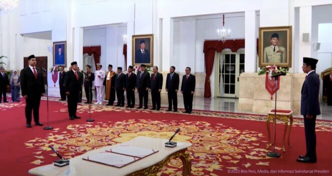 
Presiden Jokowi Lantik Dito Ariotedjo Sebagai Menpora