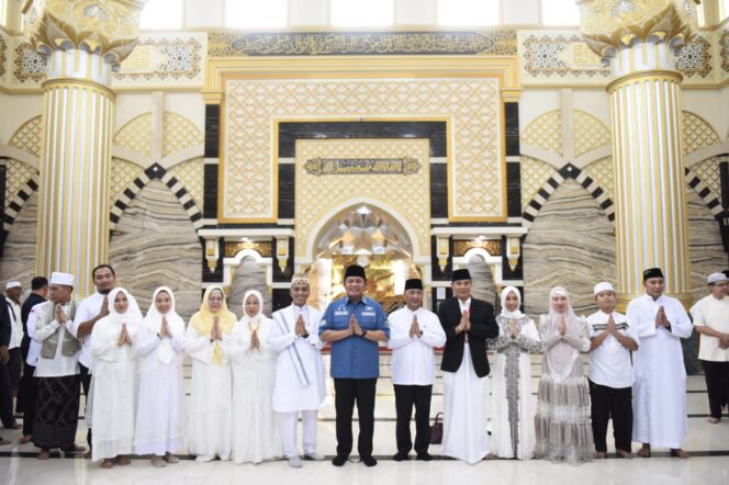
Herman Deru Dibuat Takjub Megahnya Masjid Raya Abdul Kadim Desa Epil Muba