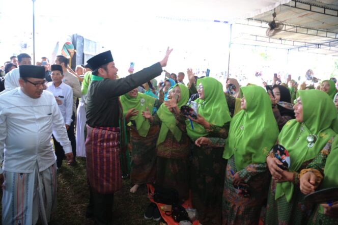 
Herman Deru, Gubernur Sumsel Pertama Pijakan Kaki di Kecamatan Sumberharta Musi Rawas